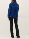 Be Cool's Knit Denim Crop Shacket