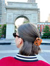 Solar Eclipse Hand-Painted Mini Pretzel Claw Hair Clip