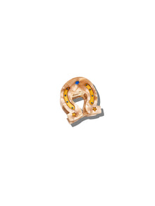  Solar Eclipse Hand-Painted Mini Horseshoe Claw Hair Clip