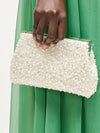 Urban Expressions Glitz Evening Bag in Ivory