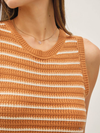 Be Cool's Chunky Knit, Striped Sweater Tank
