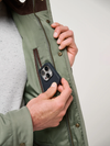 Travis Mathew's Highlander Jacket in Dark Olive