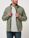 Travis Mathew's Highlander Jacket in Dark Olive