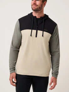  Travis Mathew BRRRR Season Quarter Zip in Black