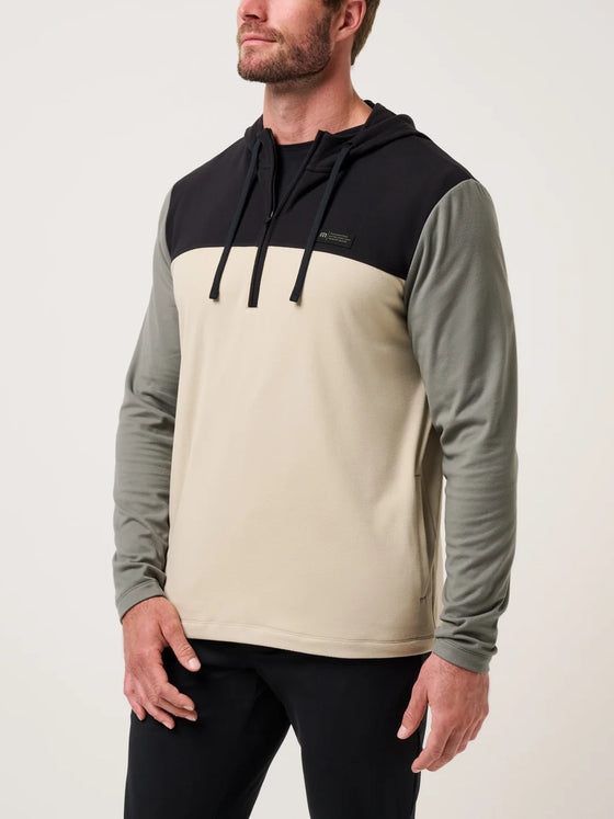 Travis Mathew BRRRR Season Quarter Zip in Black