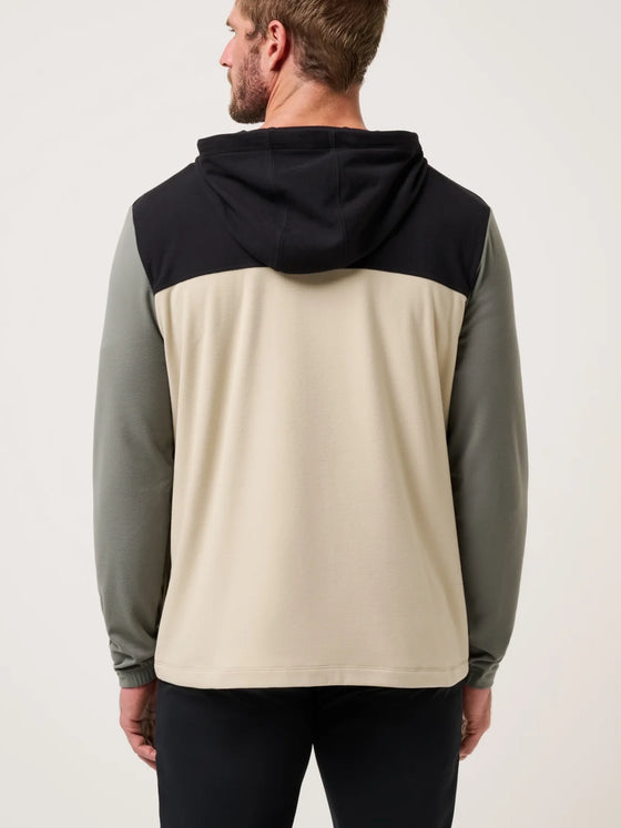 Travis Mathew BRRRR Season Quarter Zip in Black