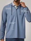 Travis Mathew Hero Hour Tech Hoodie in Bering Sea