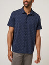 Travis Mathew ComfortKnit Geo in Total Eclipse