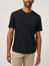 Travis Mathew Cloud Henley Tee in black