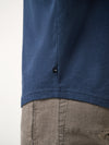 Travis Mathew Cloud Henley Tee in Total Eclipse