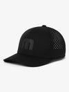 Travis Mathew Bahamas Tech Snapback Hat in Black