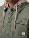 Travis Mathew Grey Wave 2.0 in Dark Olive