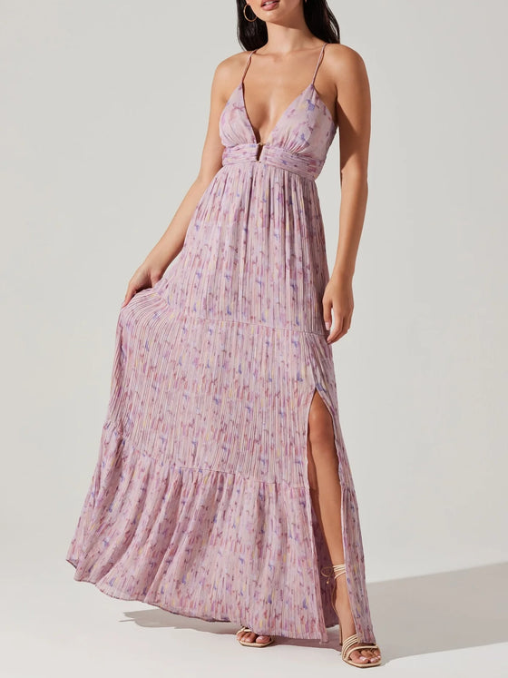 ASTR the Label Minari Dress in lavender multi