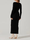 ASTR the Label Glenda Sweater Dress in Black