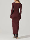 ASTR the Label Glenda Sweater Dress in Mulberry