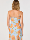 ASTR The Label's Maeryn Dress in Blue Orange Floral