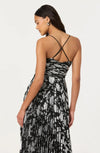 ASTR the Label Saoirse Dress in Black Silver