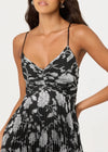 ASTR the Label Saoirse Dress in Black Silver