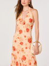ASTR The Label's Yasmeen Dress in Orange Floral
