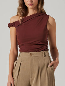  ASTR the Label Zivon Top in Brown