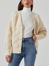 ASTR the Label Quinby Cardigan in Cream