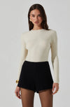 ASTR the Label Reece Sweater in Cream