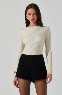  ASTR the Label Reece Sweater in Cream