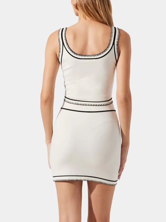 ASTR the Label Sessy Sweater Tank in White