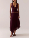 Sovere Studio Aaila Lace Top in Plum