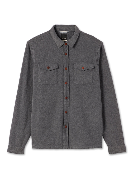 Aspen Shirt Jacket in Heather Grey Vuori