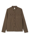 Aspen Shirt Jacket in Greige Heather Vuori