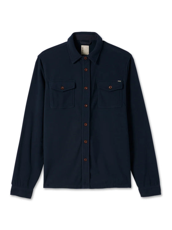 Aspen Shirt Jacket in Ink Vuori