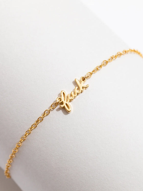 Larissa Loden Fuck Script Bracelet