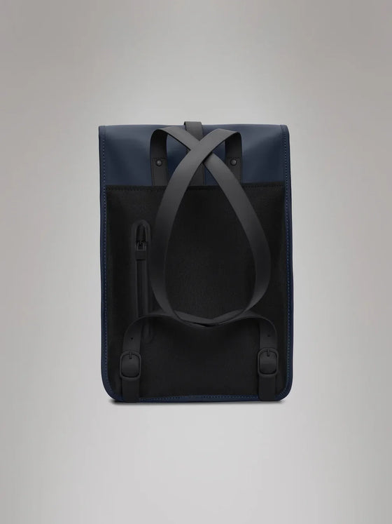 Rains Backpack Mini in Navy convertible