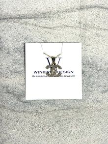  Winifred Design Chanel 18mm Rhinestone Gold Pendant