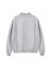 Kato Clothing Kato Cozy Mock Neck Sweatshirt in Gray
