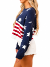 Le Lis Americana Flag Sweater