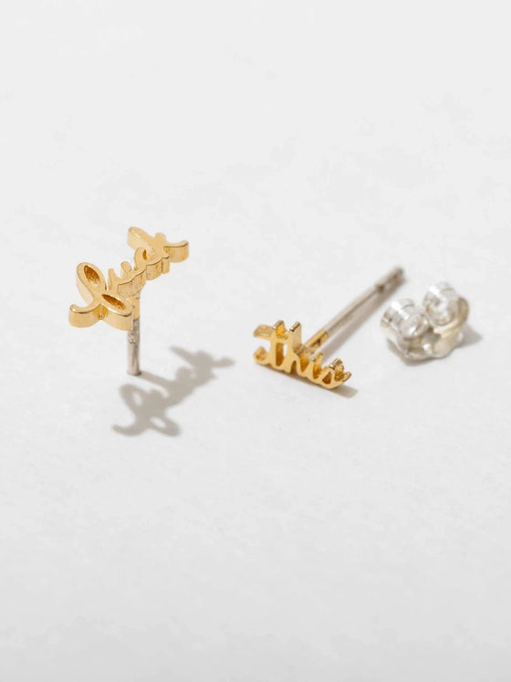 Larissa Loden Fuck This Script Stud Earrings