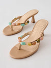 Dolce Vita Daksie Shoe in Cafe Leather beaded