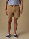 Faherty Essential Corduroy Short in Dark Sand