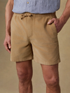 Faherty Essential Corduroy Short in Dark Sand