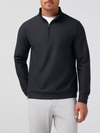 Mizzen + Main Easton Quarter Zip in Black