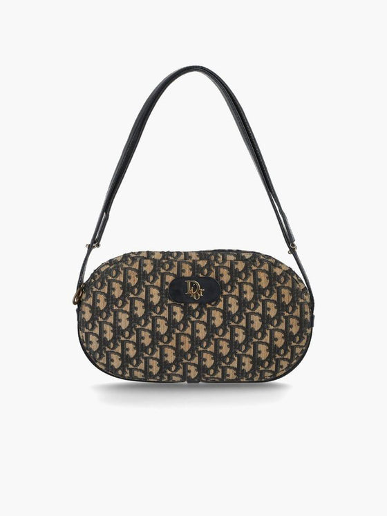 Dior Oblique Canvas Shoulder Bag