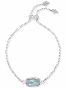  Elaina Bracelet Rhodium in Light Blue Illusion Kendra Scott