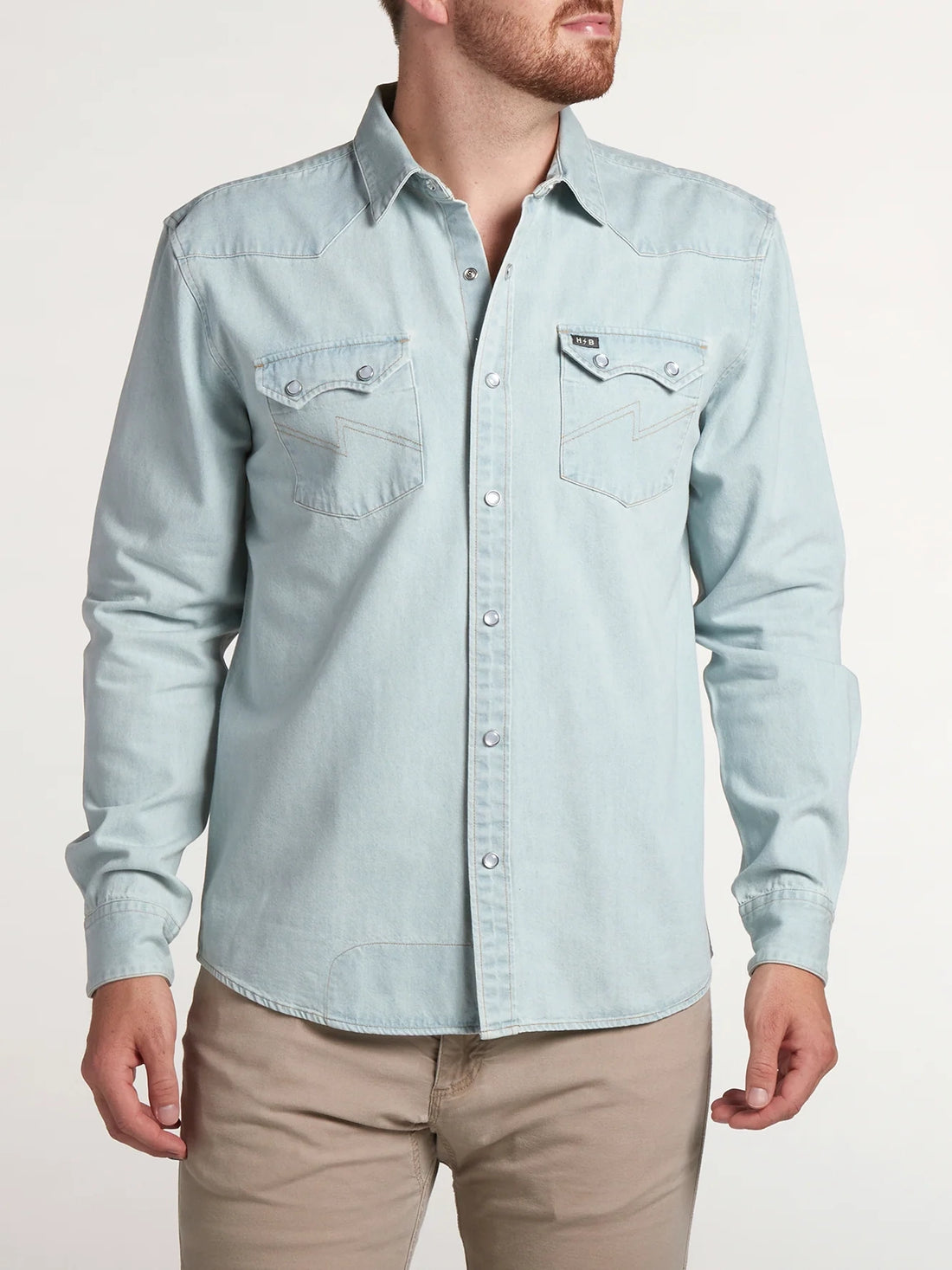  Howler Bro's Dust-Up Denim Snapshirt