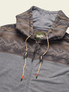 Howler Brothers Shaman Hoodie in Deep Grey Herrador Jacquard