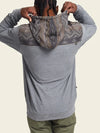 Howler Brothers Shaman Hoodie in Deep Grey/Herrador Jacquard