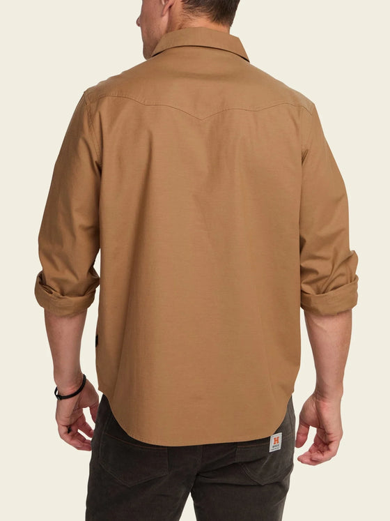 Howler Bros Crosscut Deluxe Longsleeve in Yuccas Driftwood
