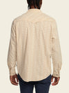 Howler Bros H Bar B Tech Longsleeve - Mosquero Stripe in Brown Rice