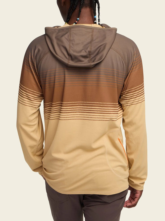 Loggerhead Hoodie: Meridians in Plains